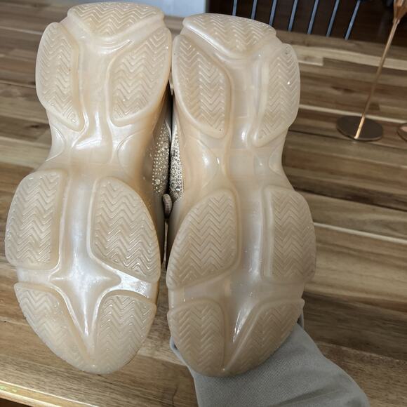 Steve‎ Madden Ganzo Rhinestone Embellished Chunky Lace-Up Sneakers size 7.5 - Picture 7 of 7